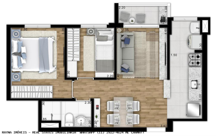 Imagem Apartamento com 2 Quartos à Venda, 48 m² em Vila Galvão - Guarulhos Imagem Apartamento com 2 Quartos à Venda, 48 m² em Vila Galvão - Guarulhos