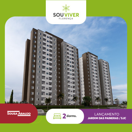 Imagem Apartamento com 2 Quartos à Venda, 48 m² em Jardim Santa Hermínia - São José Dos Campos