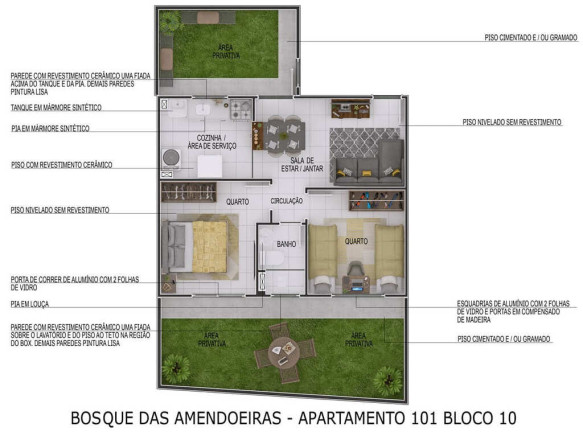 Imagem Imóvel com 2 Quartos à Venda, 89 m² em Amendoeira - São Gonçalo