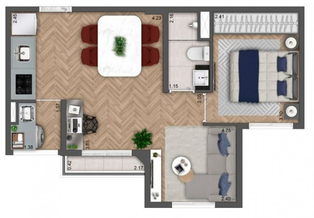 Imagem Apartamento com 2 Quartos à Venda, 37 m² em Imirim - São Paulo Imagem Apartamento com 2 Quartos à Venda, 37 m² em Imirim - São Paulo
