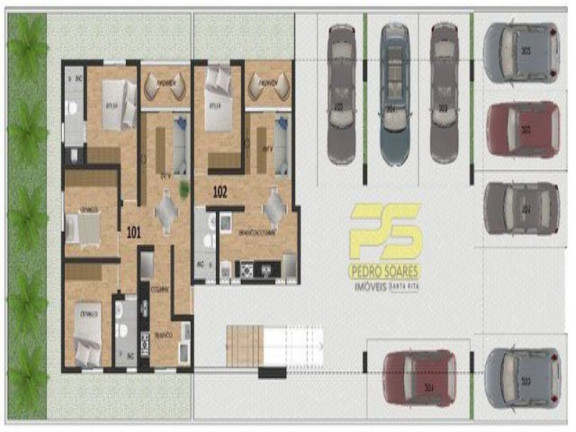 Imagem Apartamento com 3 Quartos à Venda, 63 m² em Bessa - João Pessoa Imagem Apartamento com 3 Quartos à Venda, 63 m² em Bessa - João Pessoa