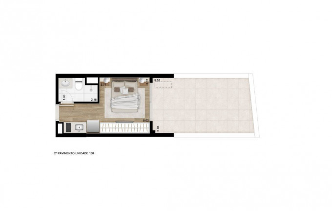 Imagem Studio com 1 Quarto à Venda, 22 m² em Centro - São Paulo Imagem Studio com 1 Quarto à Venda, 22 m² em Centro - São Paulo