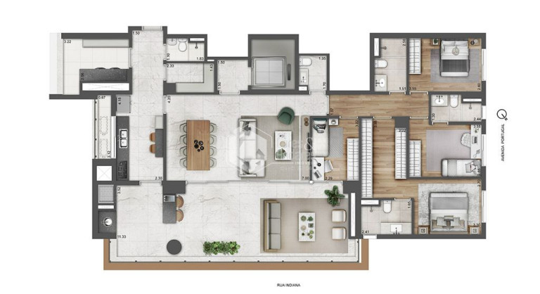 Imagem Apartamento com 4 Quartos à Venda, 190 m² em Brooklin Paulista - São Paulo Imagem Apartamento com 4 Quartos à Venda, 190 m² em Brooklin Paulista - São Paulo