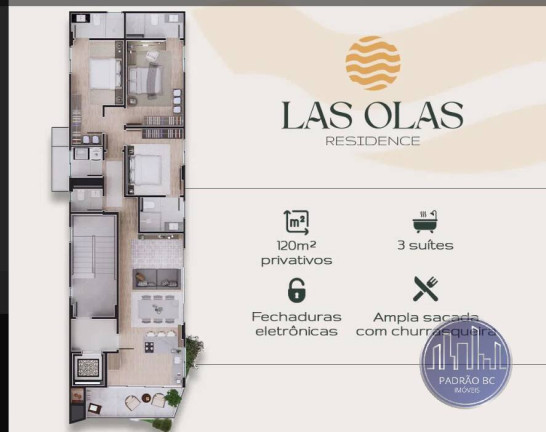 Imagem Apartamento com 3 Quartos à Venda, 120 m² em Barra Velha Imagem Apartamento com 3 Quartos à Venda, 120 m² em Barra Velha