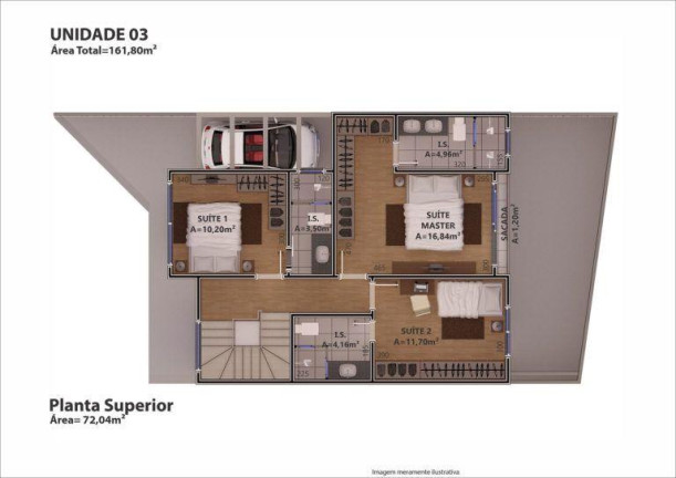 Imagem Casa com 3 Quartos à Venda, 161 m² em água Verde - Curitiba