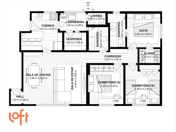 Imagem Apartamento com 3 Quartos à Venda, 97 m² em Brooklin - São Paulo Imagem Apartamento com 3 Quartos à Venda, 97 m² em Brooklin - São Paulo