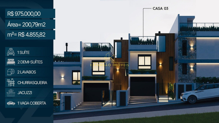 Imagem Casa com 3 Quartos à Venda, 200 m² em Pedra Branca - Palhoça Imagem Casa com 3 Quartos à Venda, 200 m² em Pedra Branca - Palhoça