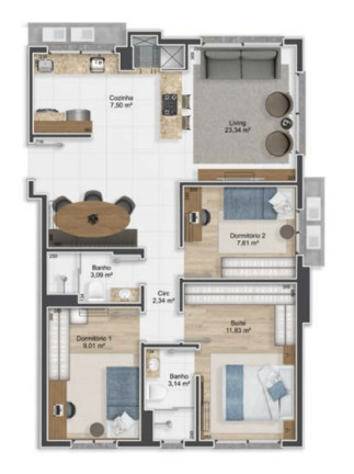 Imagem Apartamento com 3 Quartos à Venda, 80 m² em Petrópolis - Porto Alegre Imagem Apartamento com 3 Quartos à Venda, 80 m² em Petrópolis - Porto Alegre