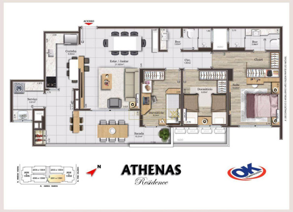 Imagem Apartamento com 3 Quartos à Venda, 104 m² em Campinas - São José Imagem Apartamento com 3 Quartos à Venda, 104 m² em Campinas - São José