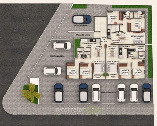 Imagem Apartamento com 2 Quartos à Venda, 54 m² em Brisamar - João Pessoa Imagem Apartamento com 2 Quartos à Venda, 54 m² em Brisamar - João Pessoa