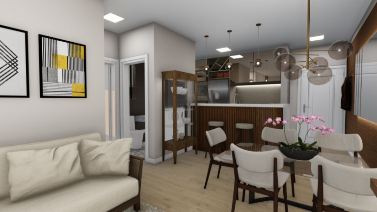 Imagem Apartamento com 1 Quarto à Venda, 58 m² em Centro  - Canela