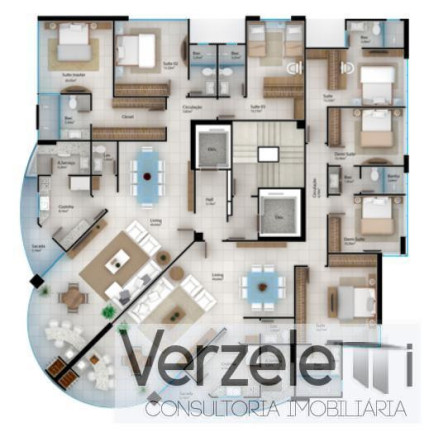 Imagem Apartamento com 4 Quartos à Venda, 160 m² em Pioneiros - Balneário Camboriú
