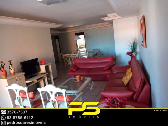Imagem Apartamento com 4 Quartos à Venda, 180 m² em Camboinha - Cabedelo