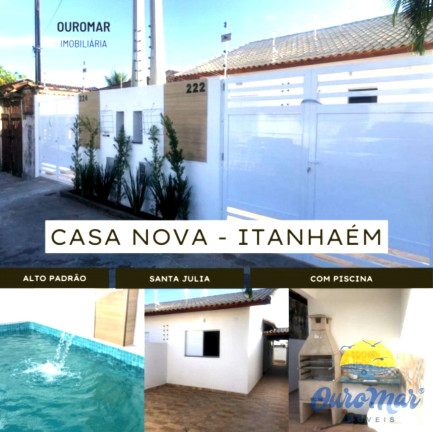 Imagem Casa com 2 Quartos para Alugar ou Temporada, 66 m² em Santa Julia - Itanhaém Imagem Casa com 2 Quartos para Alugar ou Temporada, 66 m² em Santa Julia - Itanhaém