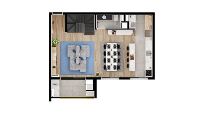 Imagem Apartamento com 2 Quartos à Venda, 62 m² em Tingui - Curitiba Imagem Apartamento com 2 Quartos à Venda, 62 m² em Tingui - Curitiba