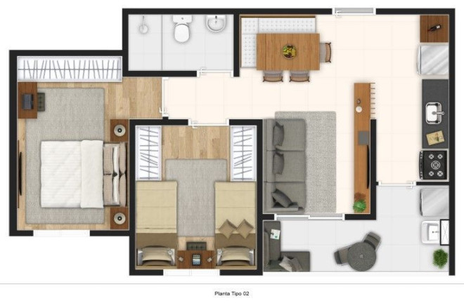 Imagem Apartamento com 2 Quartos à Venda, 41 m² em Vila Aparecida - Itapevi Imagem Apartamento com 2 Quartos à Venda, 41 m² em Vila Aparecida - Itapevi