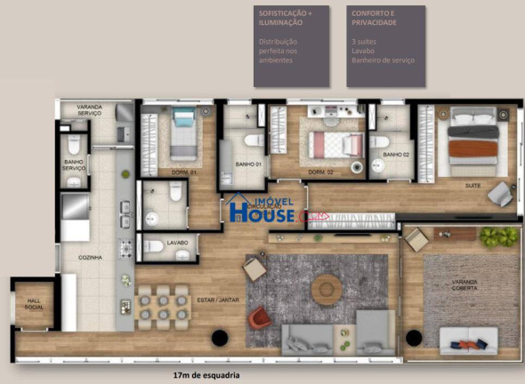 Imagem Apartamento com 3 Quartos à Venda, 145 m² em Jardins - São Paulo