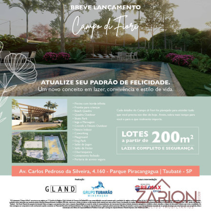 Imagem Terreno à Venda, 200 m² em Piracangaguá - Taubaté
