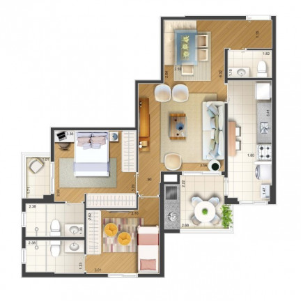 Imagem Apartamento com 2 Quartos à Venda, 75 m² em Jardim Bela Vista - Santo André Imagem Apartamento com 2 Quartos à Venda, 75 m² em Jardim Bela Vista - Santo André