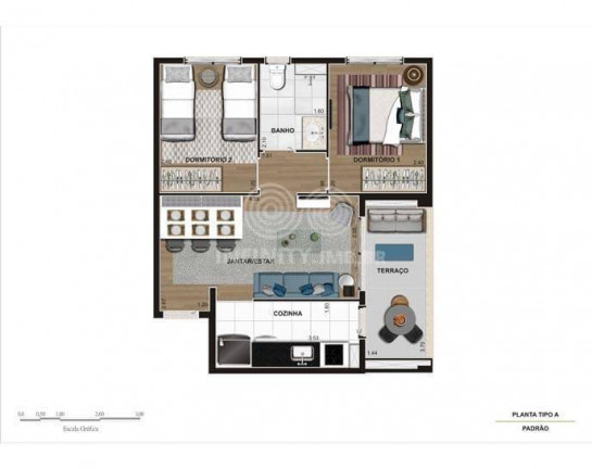 Imagem Apartamento com 2 Quartos à Venda, 54 m² em Santa Cecília - São Paulo Imagem Apartamento com 2 Quartos à Venda, 54 m² em Santa Cecília - São Paulo