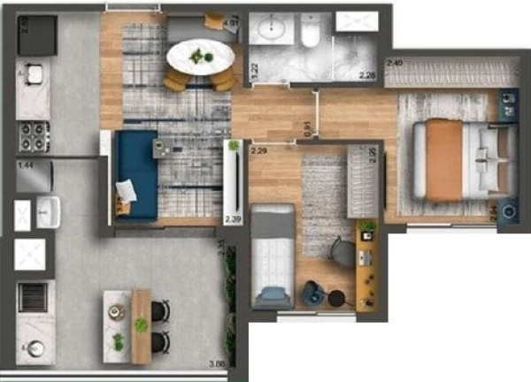 Imagem Imóvel com 3 Quartos à Venda, 69 m² em Chácara Klabin - São Paulo Imagem Imóvel com 3 Quartos à Venda, 69 m² em Chácara Klabin - São Paulo