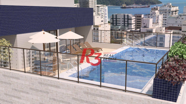 Imagem Apartamento com 1 Quarto à Venda, 52 m² em Aparecida - Santos Imagem Apartamento com 1 Quarto à Venda, 52 m² em Aparecida - Santos