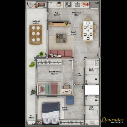 Imagem Apartamento com 2 Quartos à Venda, 80 m² em Boqueirão - Praia Grande Imagem Apartamento com 2 Quartos à Venda, 80 m² em Boqueirão - Praia Grande