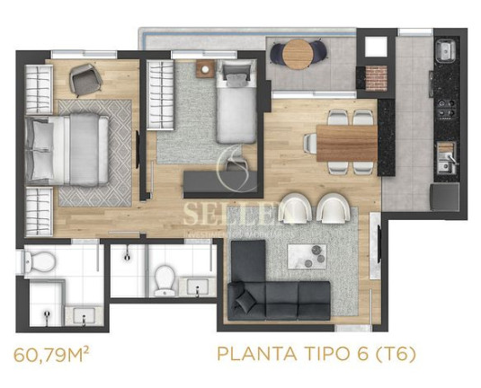 Imagem Apartamento com 2 Quartos à Venda, 63 m² em Morretes - Itapema Imagem Apartamento com 2 Quartos à Venda, 63 m² em Morretes - Itapema
