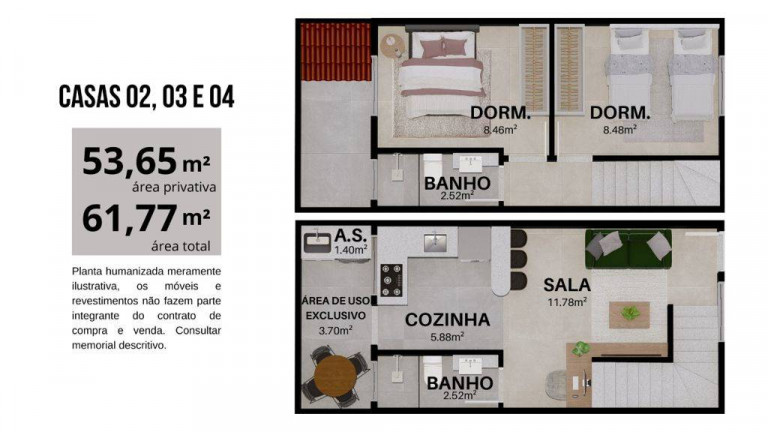 Imagem Sobrado com 2 Quartos à Venda, 54 m² em Balneário Jóia - Praia Grande Imagem Sobrado com 2 Quartos à Venda, 54 m² em Balneário Jóia - Praia Grande