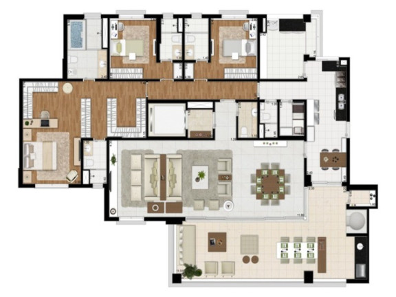Imagem Apartamento com 4 Quartos à Venda, 250 m² em Aclimação - São Paulo