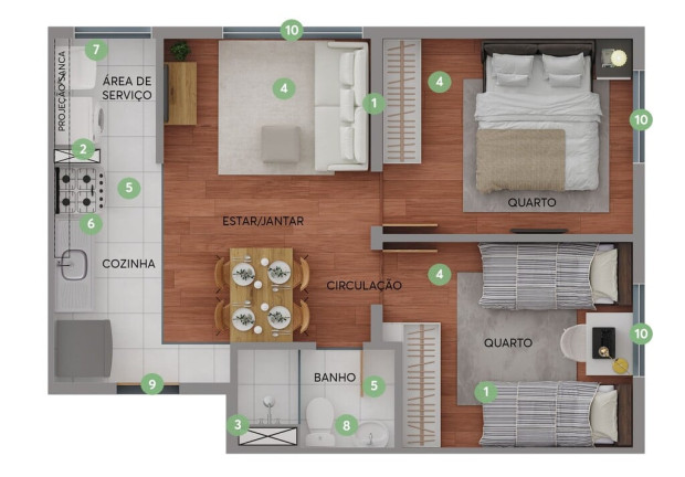 Imagem Imóvel com 2 Quartos à Venda, 42 m² em Monjolos - São Gonçalo