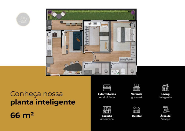 Imagem Apartamento com 2 Quartos à Venda, 7 m² em Jardim Adelaide - Hortolândia