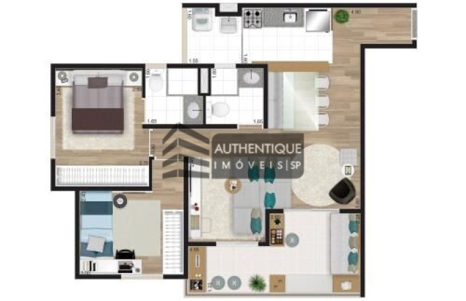 Imagem Apartamento com 2 Quartos à Venda, 67 m² em Vila Pompéia - São Paulo