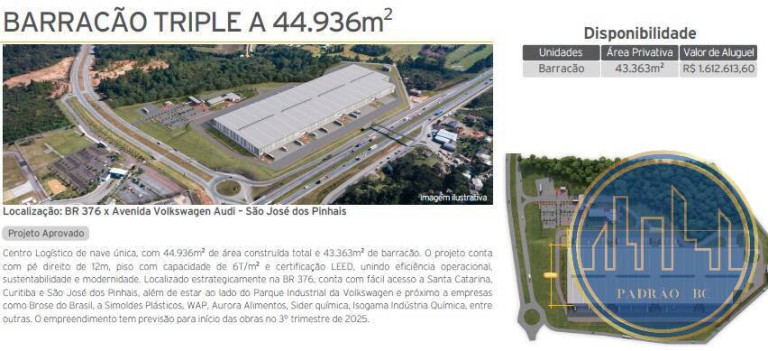 Imagem Imóvel Comercial para Alugar, 43 m² em São Marcos - São José Dos Pinhais