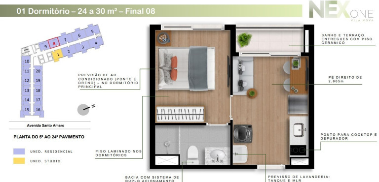 Imagem Apartamento com 1 Quarto à Venda, 24 m² em Vila Nova Conceição - São Paulo Imagem Apartamento com 1 Quarto à Venda, 24 m² em Vila Nova Conceição - São Paulo