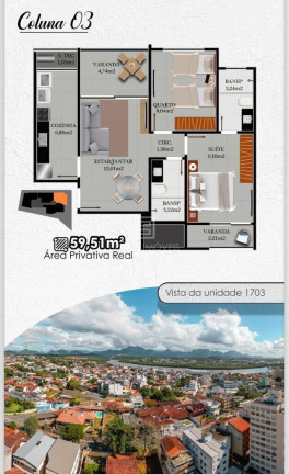 Imagem Apartamento com 2 Quartos à Venda, 71 m² em Centro - Guarapari