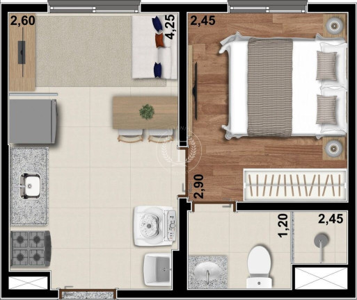 Imagem Apartamento com 1 Quarto à Venda, 24 m² em Vila Das Belezas - São Paulo Imagem Apartamento com 1 Quarto à Venda, 24 m² em Vila Das Belezas - São Paulo