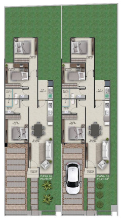 Imagem Casa com 3 Quartos à Venda, 78 m² em Bosque Da Mata - Tijucas Imagem Casa com 3 Quartos à Venda, 78 m² em Bosque Da Mata - Tijucas