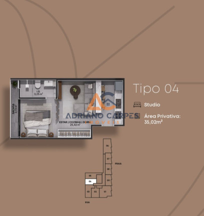 Imagem Imóvel com 1 Quarto à Venda, 35 m² em Centro - Navegantes Imagem Imóvel com 1 Quarto à Venda, 35 m² em Centro - Navegantes