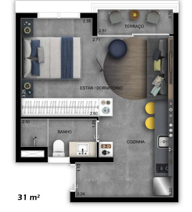 Imagem Apartamento com 1 Quarto à Venda, 24 m² em Vila Madalena - São Paulo