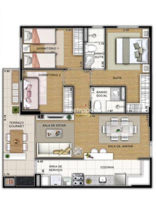 Imagem Apartamento com 3 Quartos à Venda, 76 m² em Santa Paula - São Caetano Do Sul Imagem Apartamento com 3 Quartos à Venda, 76 m² em Santa Paula - São Caetano Do Sul