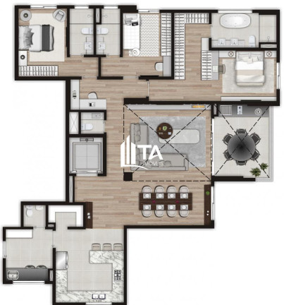Imagem Imóvel com 3 Quartos à Venda, 110 m² em Cambuí - Campinas Imagem Imóvel com 3 Quartos à Venda, 110 m² em Cambuí - Campinas