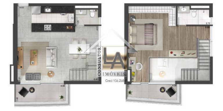 Imagem Apartamento com 1 Quarto à Venda, 98 m² em Granja Julieta - São Paulo