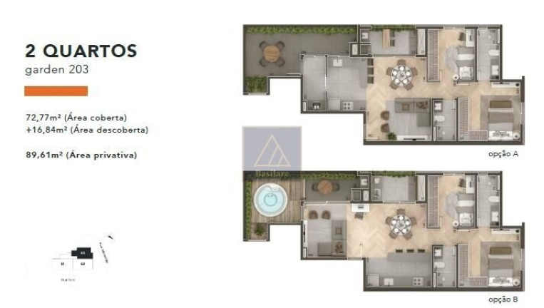 Imagem Apartamento com 2 Quartos à Venda, 113 m² em água Verde - Curitiba