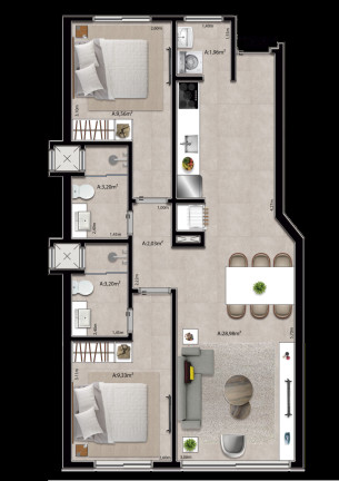 Imagem Apartamento com 1 Quarto à Venda, 57 m² em Capão Da Canoa - Capão Da Canoa Imagem Apartamento com 1 Quarto à Venda, 57 m² em Capão Da Canoa - Capão Da Canoa