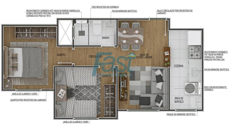 Imagem Apartamento com 2 Quartos à Venda, 42 m² em Ribeirão Do Lipa - Cuiabá Imagem Apartamento com 2 Quartos à Venda, 42 m² em Ribeirão Do Lipa - Cuiabá