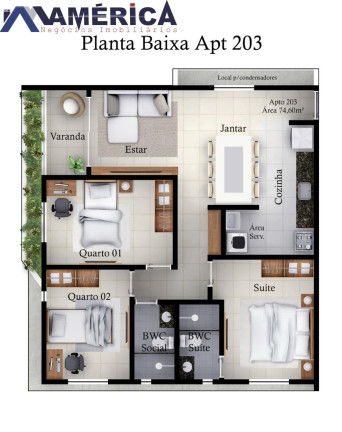 Imagem Imóvel com 2 Quartos à Venda, 66 m² em Jardim Cidade Universitária - João Pessoa Imagem Imóvel com 2 Quartos à Venda, 66 m² em Jardim Cidade Universitária - João Pessoa
