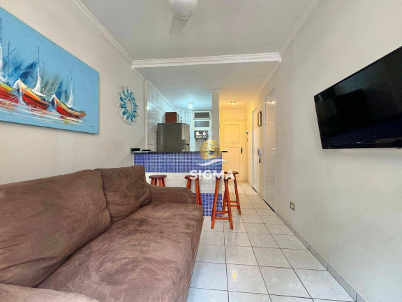 Imagem Kitnet com 1 Quarto à Venda, 35 m² em Pitangueiras - Guarujá