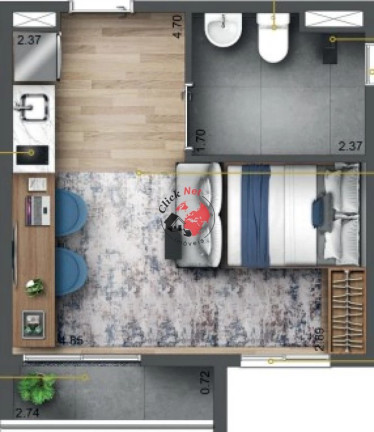Imagem Imóvel com 1 Quarto à Venda, 27 m² em Ipiranga - São Paulo Imagem Imóvel com 1 Quarto à Venda, 27 m² em Ipiranga - São Paulo