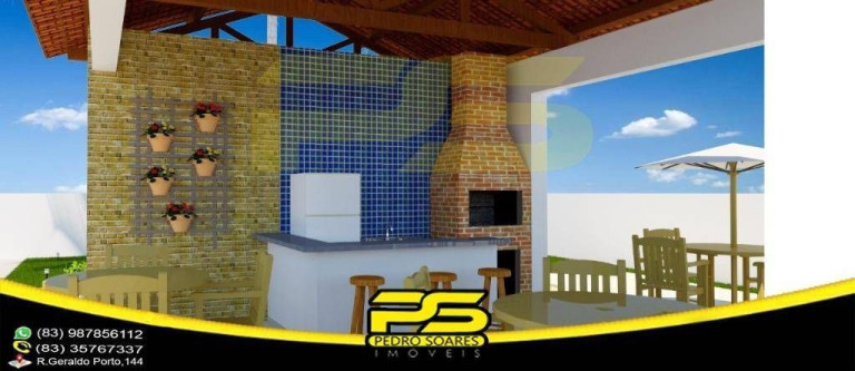 Apartamento com 2 Quartos à Venda, 48 m² em Gramame - João Pessoa